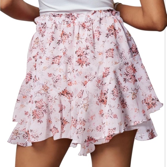 Floral Ruffle Skort - Picture 2 of 4